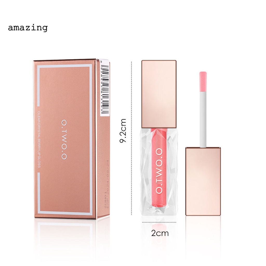 [Hàng mới về] Son bóng trong suốt trọng lượng nhẹ làm đầy môi lâu trôi tùy chọn màu sắc