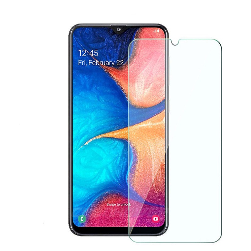 Kính cường lực Trong suốt Samsung A20e / A20 Lite (Loại KHÔNG Full, Không viền)