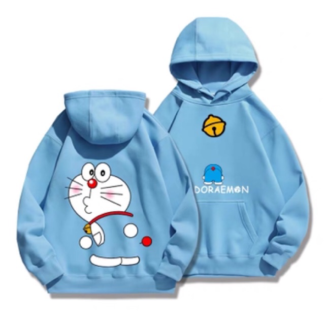 Áo hoodie vải nỉ lót bông dày dặn in Dore chu | BigBuy360 - bigbuy360.vn