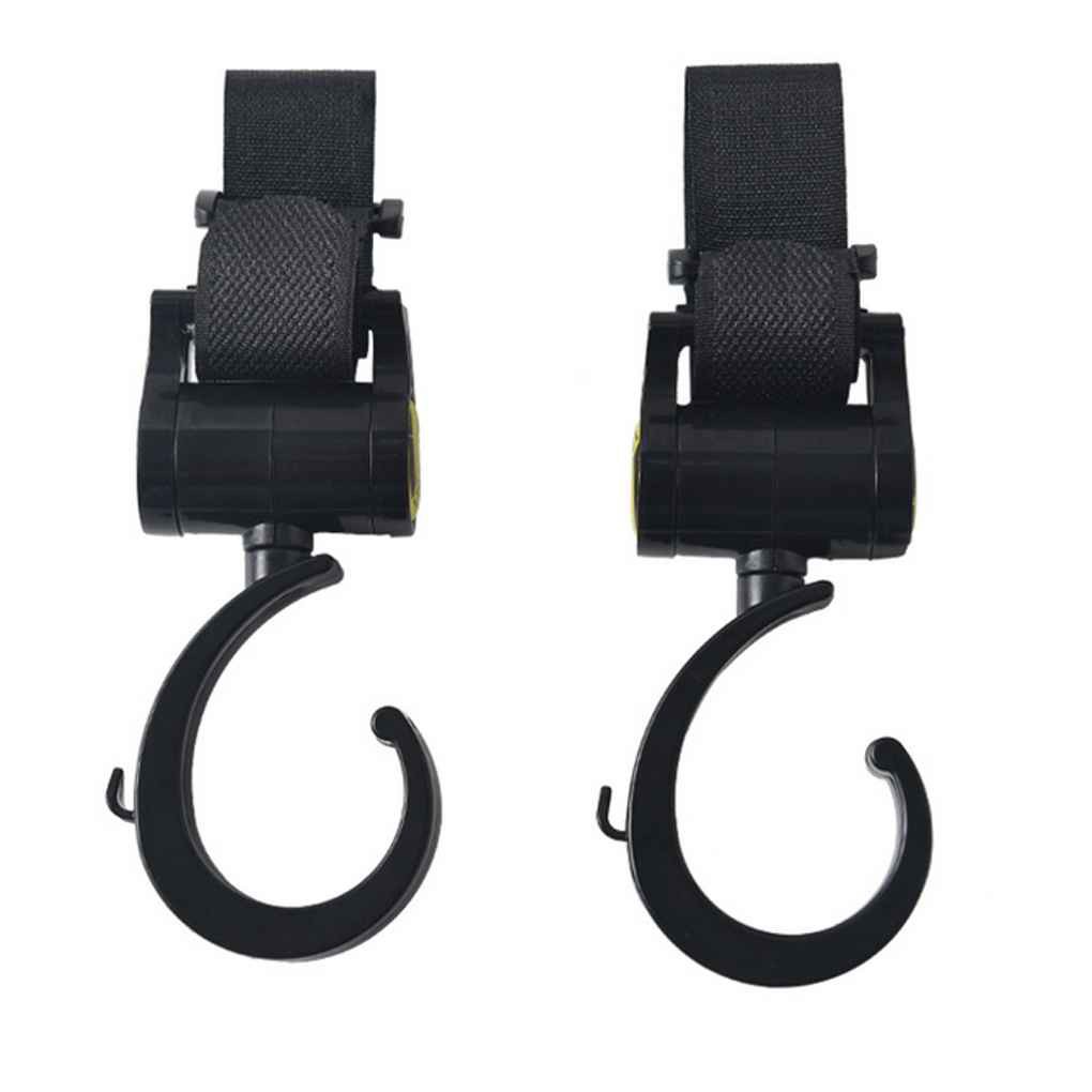 Bộ 2 móc treo đồ gắn xe đẩy em bé