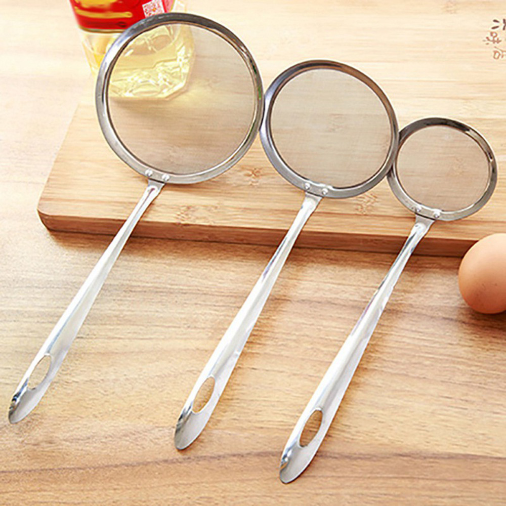 Vá lưới lọc mịn vớt thực phẩm đa năng bằng thép không gỉ