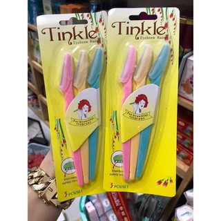 Bộ dao cạo tỉa lông mày Tinkle 3 cây