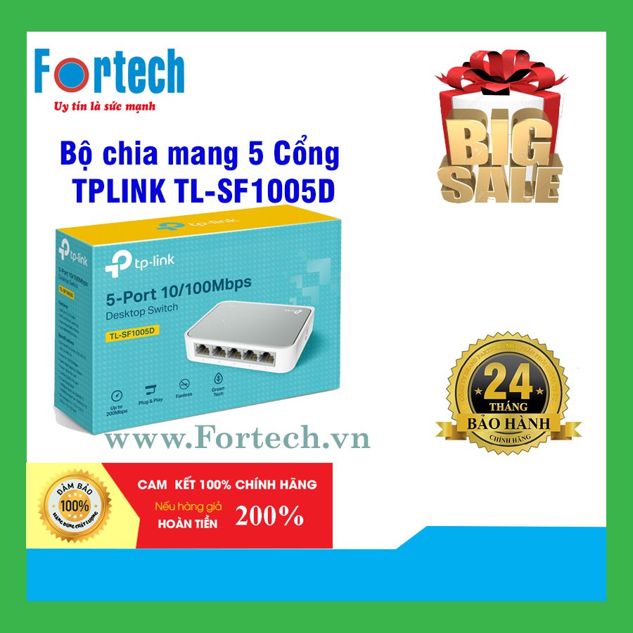 Bộ chia mạng 5 cổng TP LINK TL-SF1005D - TP - Link Việt Nam