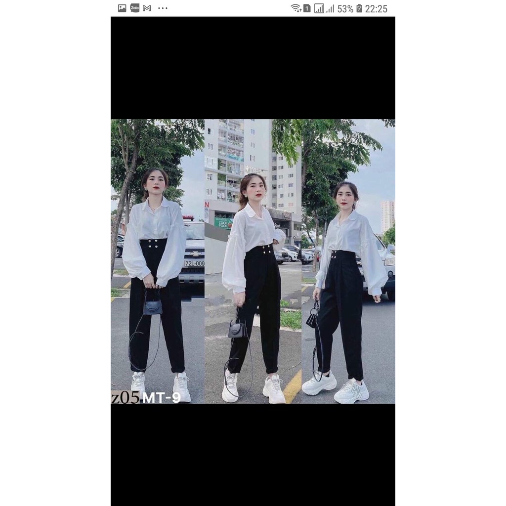 [SIÊU RẺ] Quần tấy baggy cạp 4 cúc dành cho nữ - Quần đi học, đi chơi, đi làm (Đủ 3 size SML)