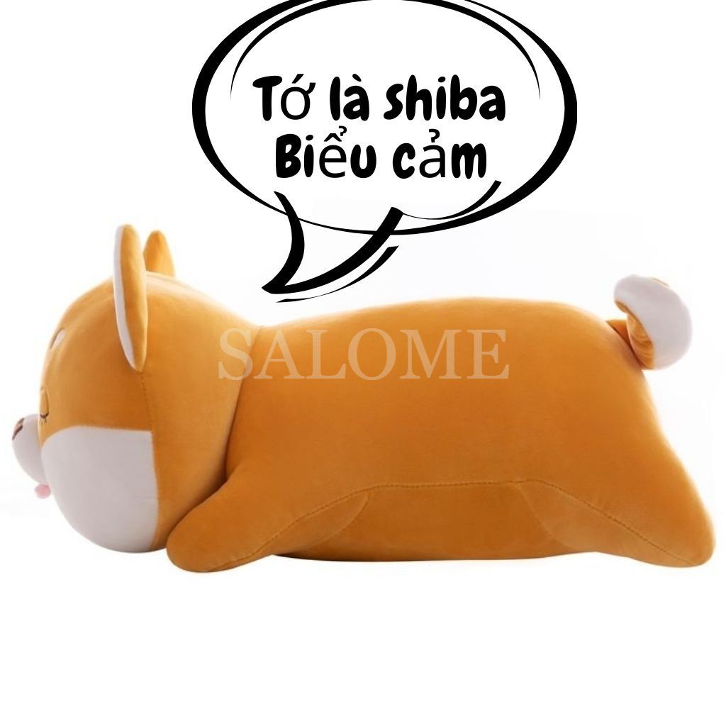 Gấu Bông Chó Shiba Lè Lưỡi Cute 1m Shiba Biểu Cảm Màu Vàng Siêu Đáng Yêu tphcm, Thú Nhồi Bông Cao Cấp Salome