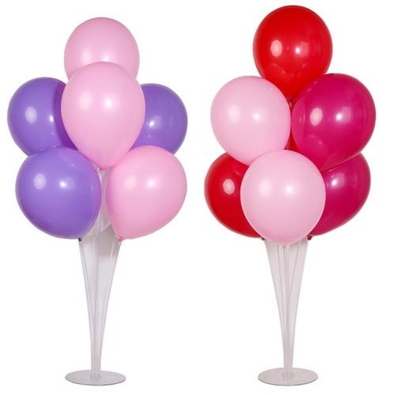 Bộ Giá Đỡ Gắn Bong Bóng Đèn LED Bằng Nhựa Dùng Trang Trí Tiệc