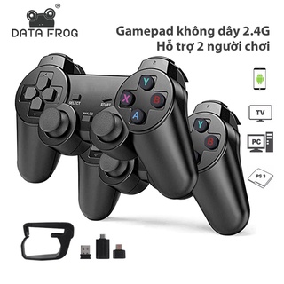 Data Frog Tay Cầm Chơi Game Không Dây 2.4G Cho Điện Thoại PS3 Android PC
