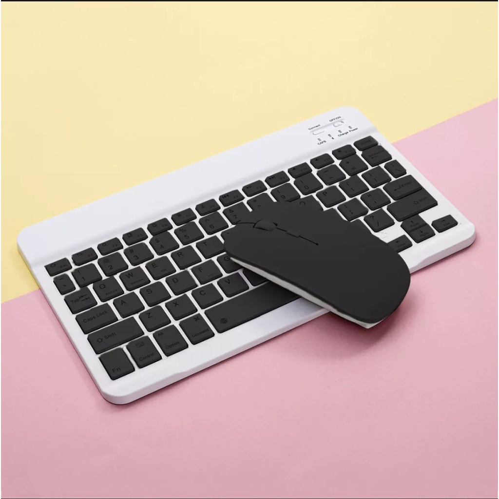 Bàn phím bluetooth không dây mini HP 10 inch chuột không dây cho điện thoại màu sắc tùy chọn giá cực sốc