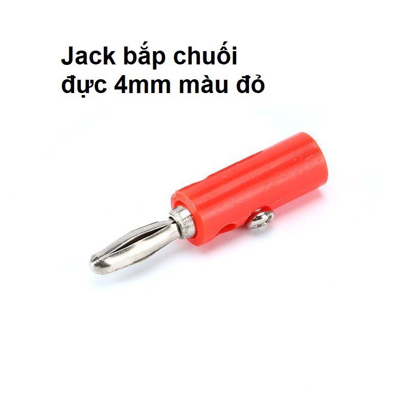 Jack Băp Chuối, Jack Cắm Loa 4mm Đực - Cái