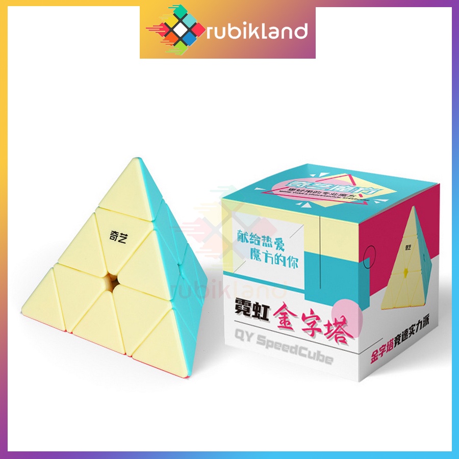 [Bộ Sưu Tập] Rubik QiYi Neon Edition Macaron 2x2 3x3 4x4 Ivy Cube Rubic Biến Thể Stickerless Đồ Chơi Trí Tuệ Trẻ Em