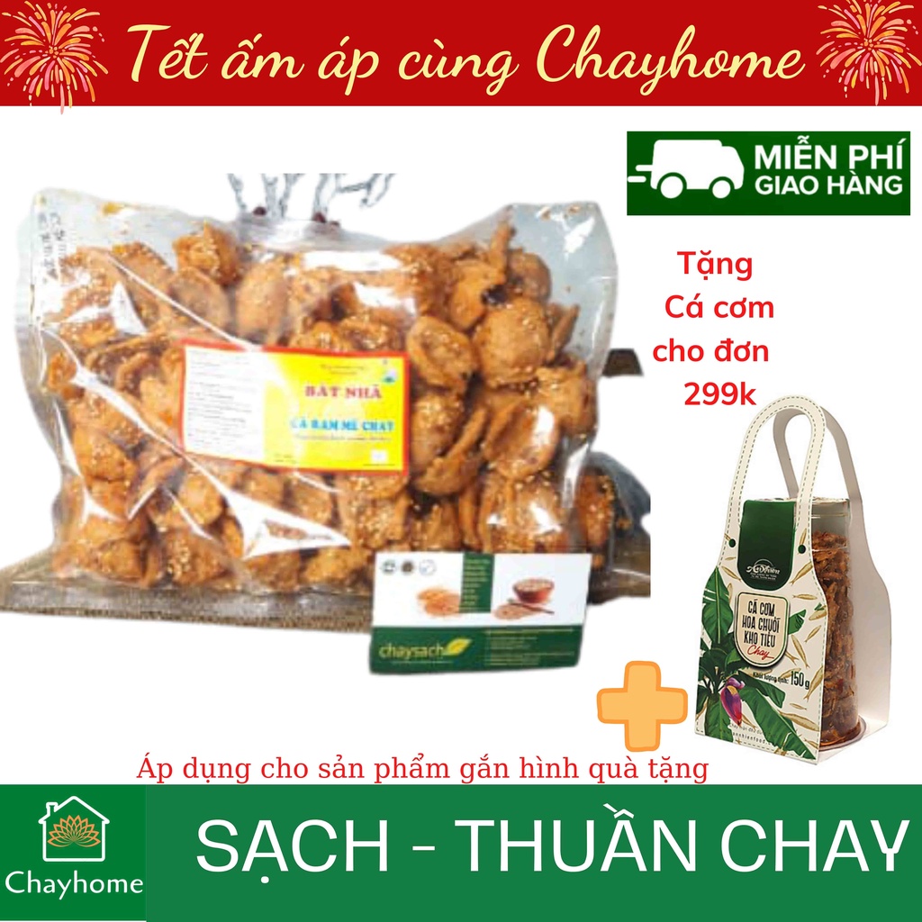 [500g] Gà chay ram mèBátNhãThơm giòn-Chayhome- Thực phẩm chay/ đồ chay/ gà chay +TẶNG Chà bông Chay Âu Lạc đơn 299k