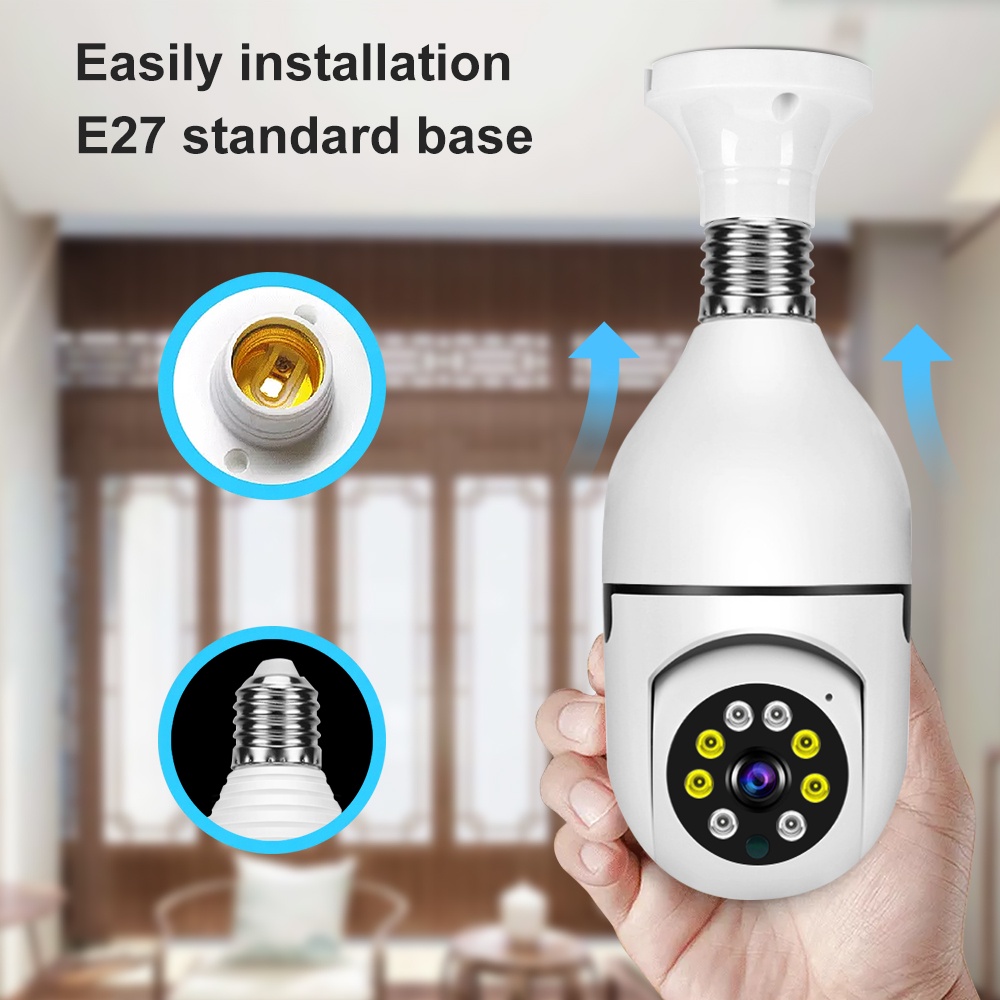 Thiết Bị Theo Dõi Tự Động Không Dây Trong Nhà V380 Q15 CCTV 360° Camera IP WIFI PTZ IP 10M Với Tầm Nhìn Ban Đêm Tốt