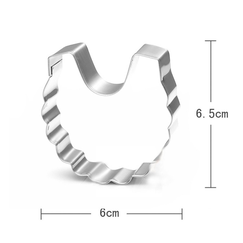 Khuôn làm bánh quy tạo hình bình sữa em bé