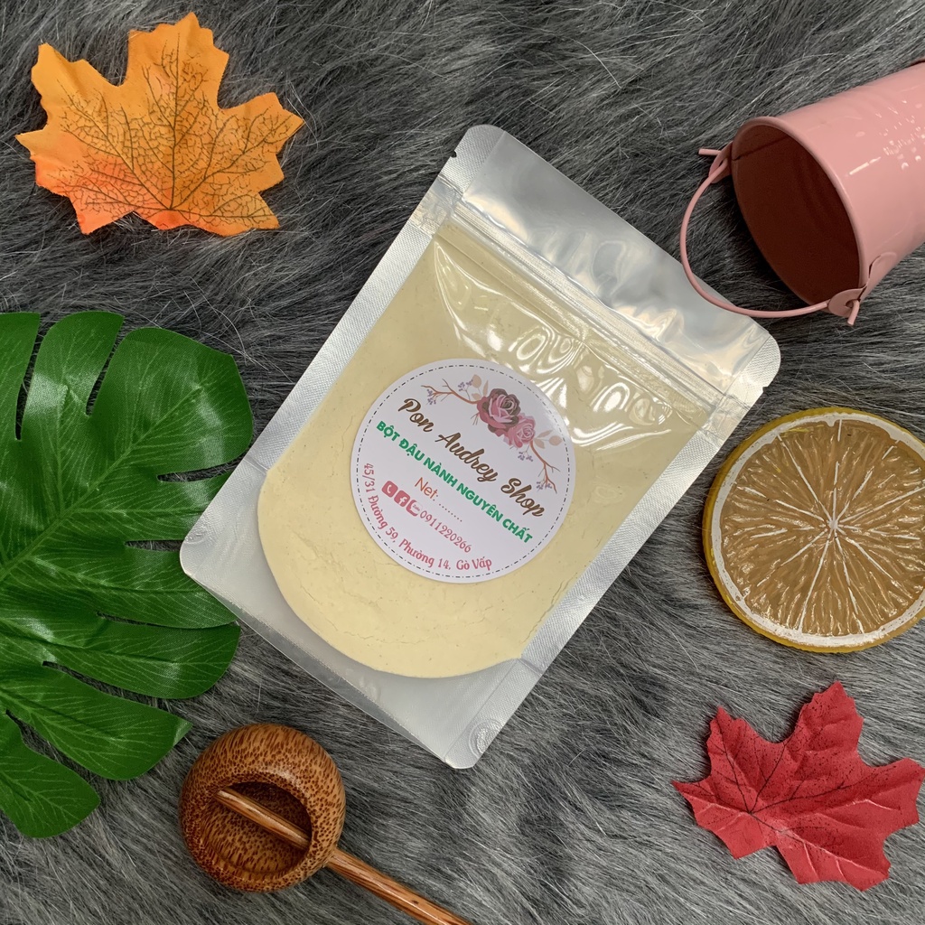 Bột Đậu Nành Nguyên Chất Dưỡng Da, Làm Đẹp Túi 1Kg - Bột Đắp Mặt, Tắm Trắng, Ăn Uống
