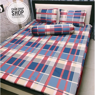 [Nệm cao 3_12cm ] BỘ GA Thun lạnh Việt Nam ( 2 gối nằm+ 1 gối ôm + ga)