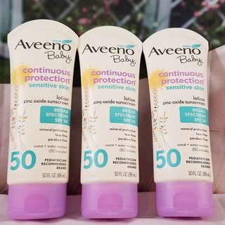 [Hàng Oder] Kem chống nắng Aveeno Baby spf 50 cho bé