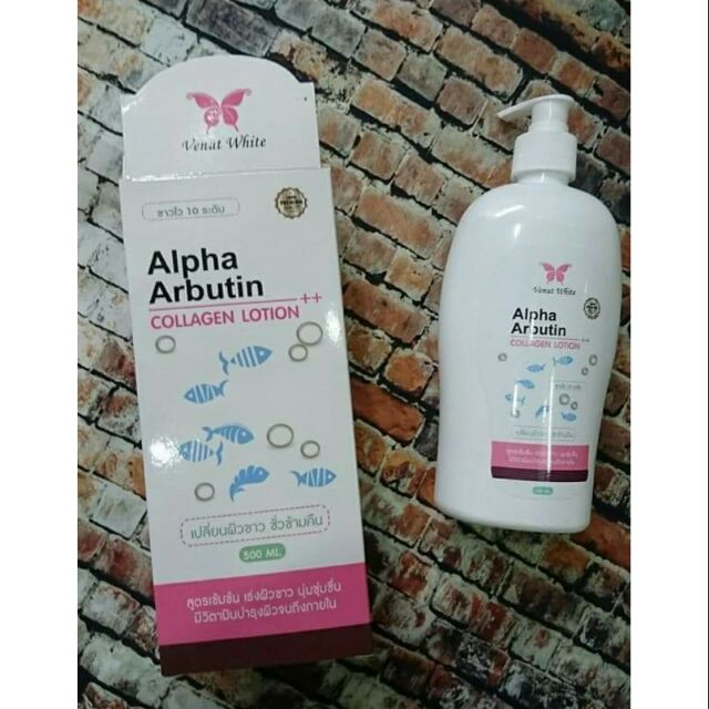 Lotion trắng da Alpha Arbutin  Collagen