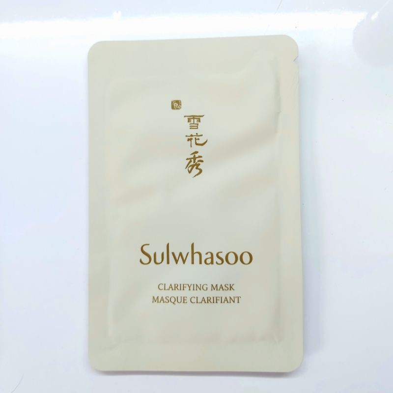 [Mới nhất] Gói mặt nạ lột làm trắng da sạch mụn cám Sulwhasoo Clarifying Mask.