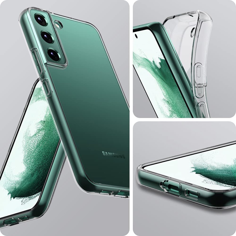 Ốp lưng trong suốt siêu mỏng dành cho Samsung Galaxy S8 S9 S10 S20 S21 S22 Plus Note 8 9 10 20 Ultra