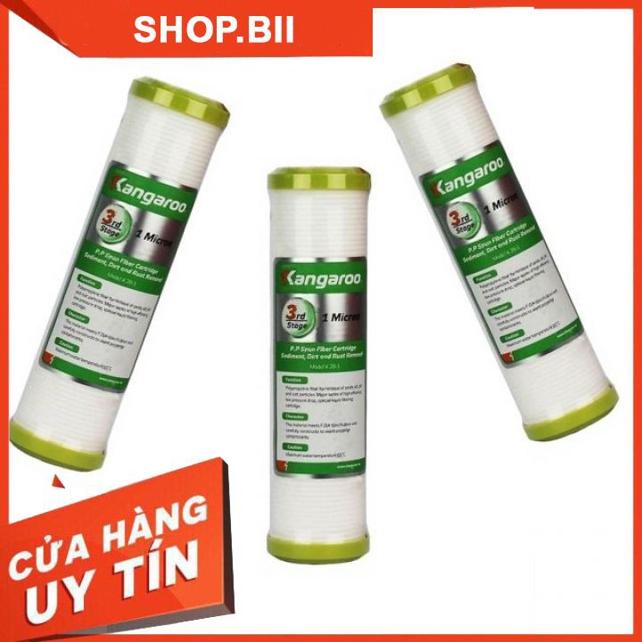 Lõi Lọc Nước Số 3 Kangaroo Chính Hãng Giá Rẻ Uy Tín Chất Lượng, Lắp Cho Mọi Máy Lọc Nước RO Trên Thị Trường.