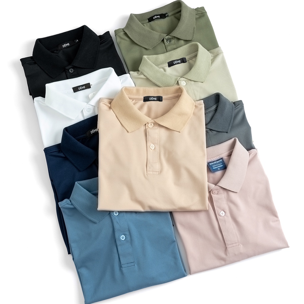 Polo Thêu Theo Yêu Cầu Đậm Chất Riêng, Polo Cotton Chất Đẹp