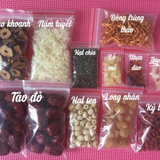 set chè dưỡng nhan tuyết yến 13vi