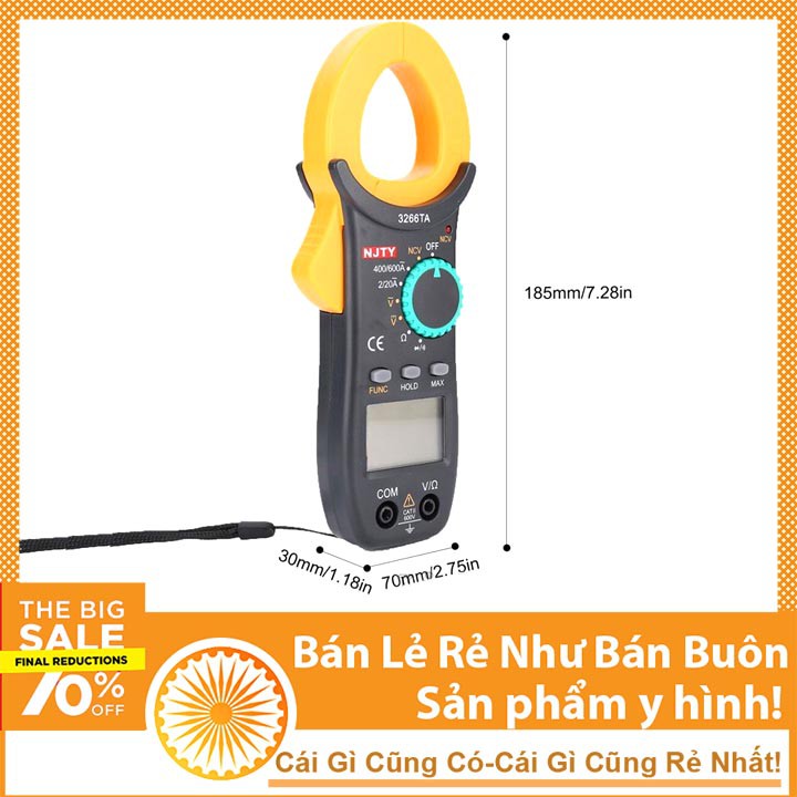 Ampe Kìm Kĩ Thuật Số NJTY 3266TA