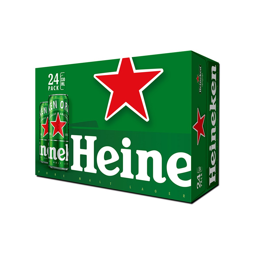 GIAO NHANH HCM - Thùng 24 lon bia Heineken 330ml/lon
