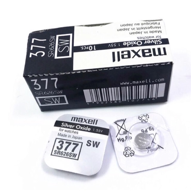 PIN ĐỒNG HỒ Maxell SR626SW-377 Chính hãng