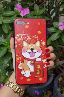 Ốp lưng chó phát tài cho điện thoại
