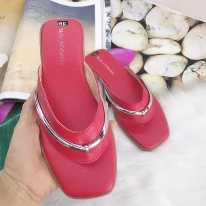 Dép Nữ Thời Trang , Dép Nữ Đẹp Phối Màu Xỏ Ngón Rất Xinh Đế Chống Trượt Hàng Cao Cấp Selena Shop | BigBuy360 - bigbuy360.vn