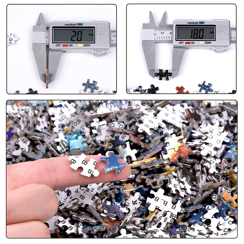 Bộ Tranh Ghép Xếp Hình 1000 Pcs Jigsaw Puzzle Thế Giới Động Vật Thú Vị Cao Cấp-H43