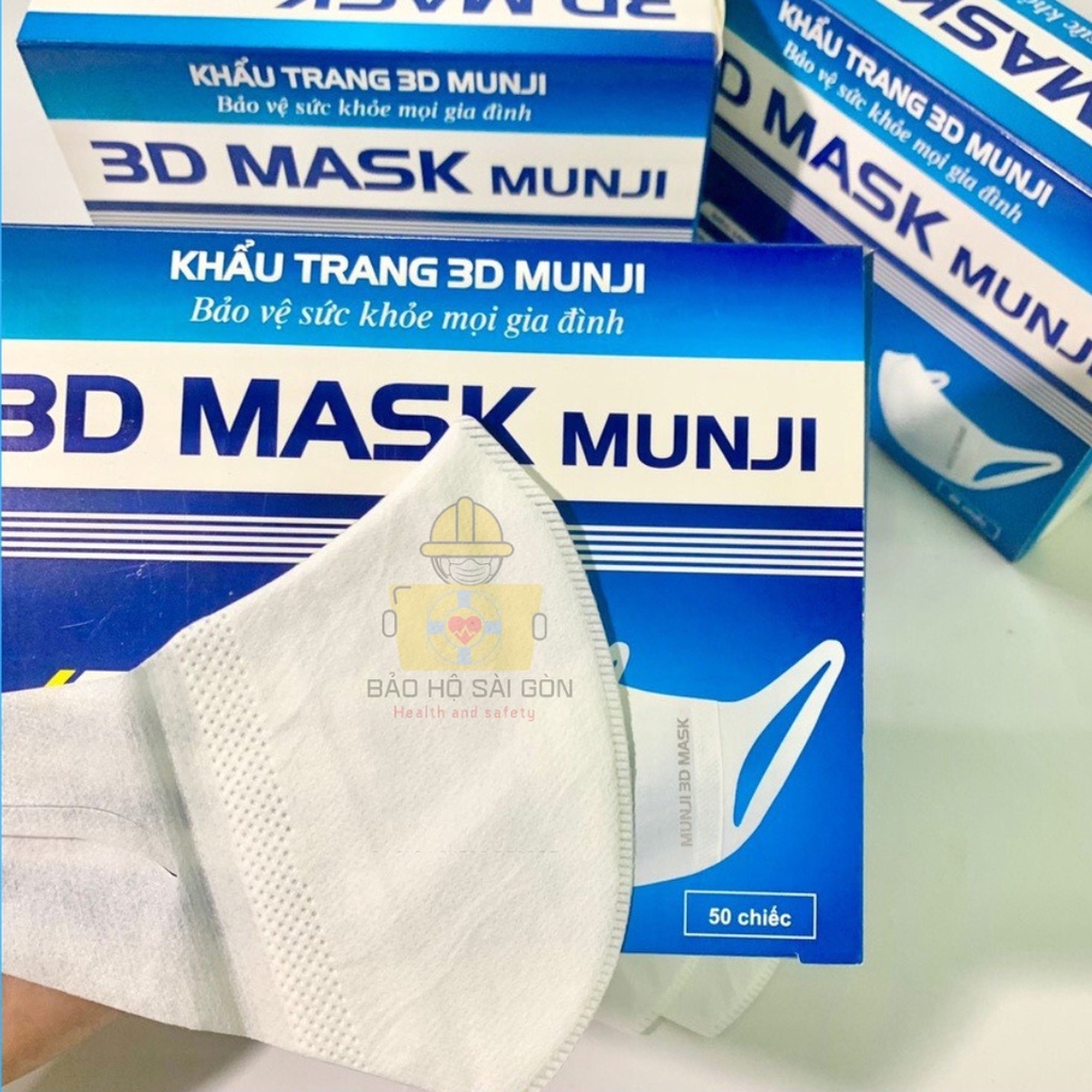 Khẩu trang 3D người lớn, khẩu trang quai mềm 3D