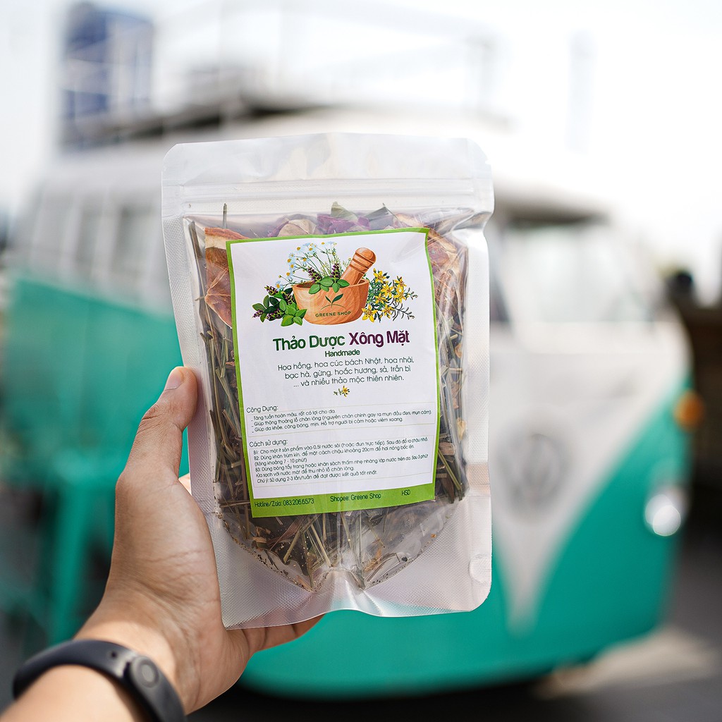 Thảo dược xông mặt thiên nhiên tặng mũ trùm (Handmade) by Greene | BigBuy360 - bigbuy360.vn