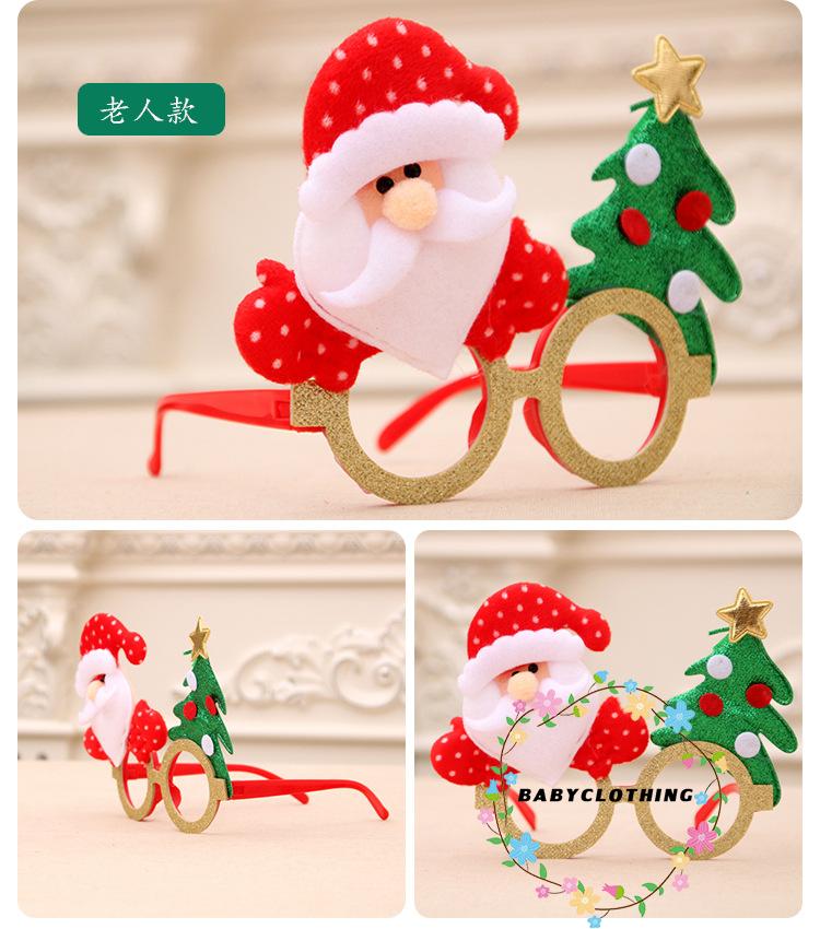 Bbcq-giáng Kính Giáng Sinh Dễ Thương Trẻ Em Người Lớn Đồ Trang Trí Trang Trí Tiệc Tối Đồ Chơi Quà Tặng