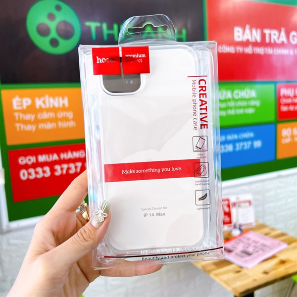 Ốp lưng trong Hoco 14 / 14 Pro / 14 Max / 14 Promax zin đẹp gói hàng kỹ