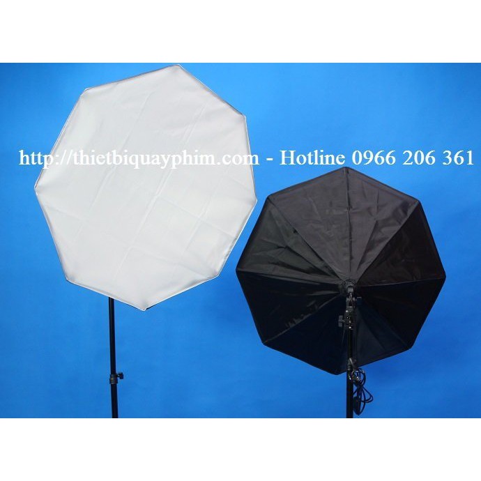 Combo 2 đèn LED360 20w softbox bát giác 75cm