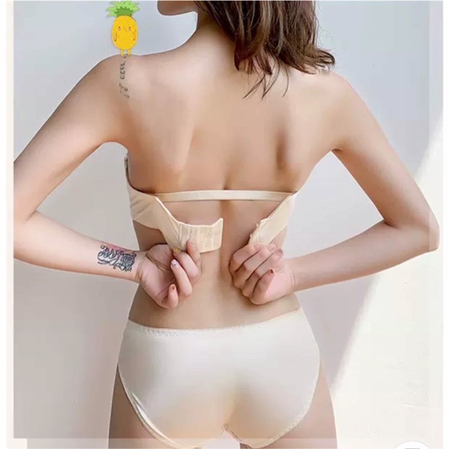 Bộ Đồ Lót Không Gọng Có Đệm Ren Quả Ngang Fruit Mặc Được Không Dây S205 | BigBuy360 - bigbuy360.vn