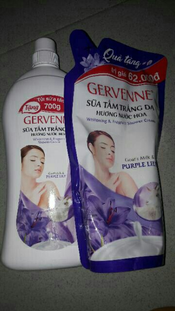 (Chọn mùi)Gervenne - Sữa tắm 1200g  + Tặng túi sữa tắm 450g | BigBuy360 - bigbuy360.vn