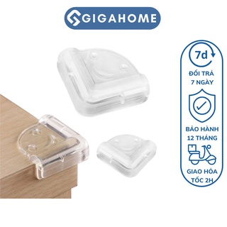 Set 2 Miếng Bịt Góc Bàn GIGAHOME Silicone Chữ L Tránh Va Chạm