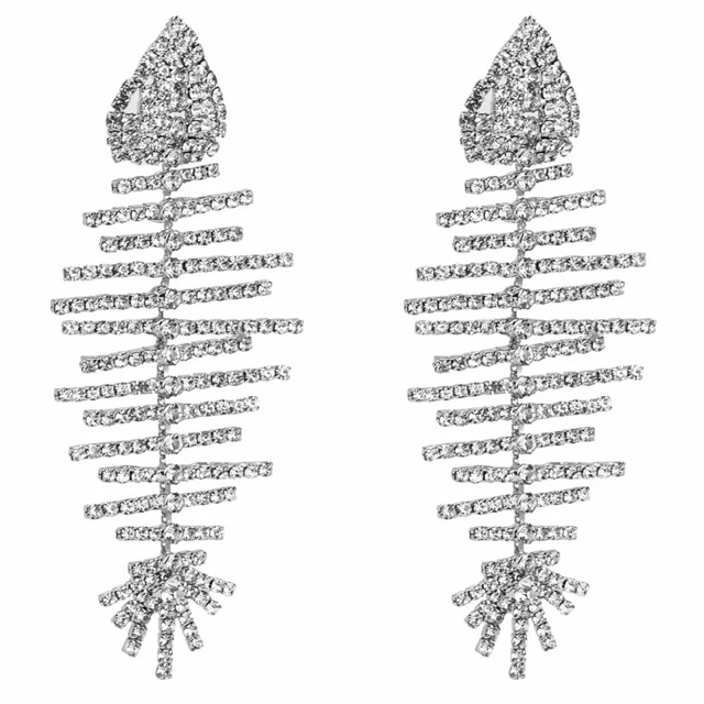 Hoa tai đính đá dáng dài KAIA