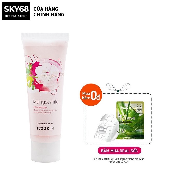 Gel Tẩy Tế Bào Chết Sáng Da Chiết Xuất Măng Cụt It's Skin Mangowhite Peeling Gel 120ml