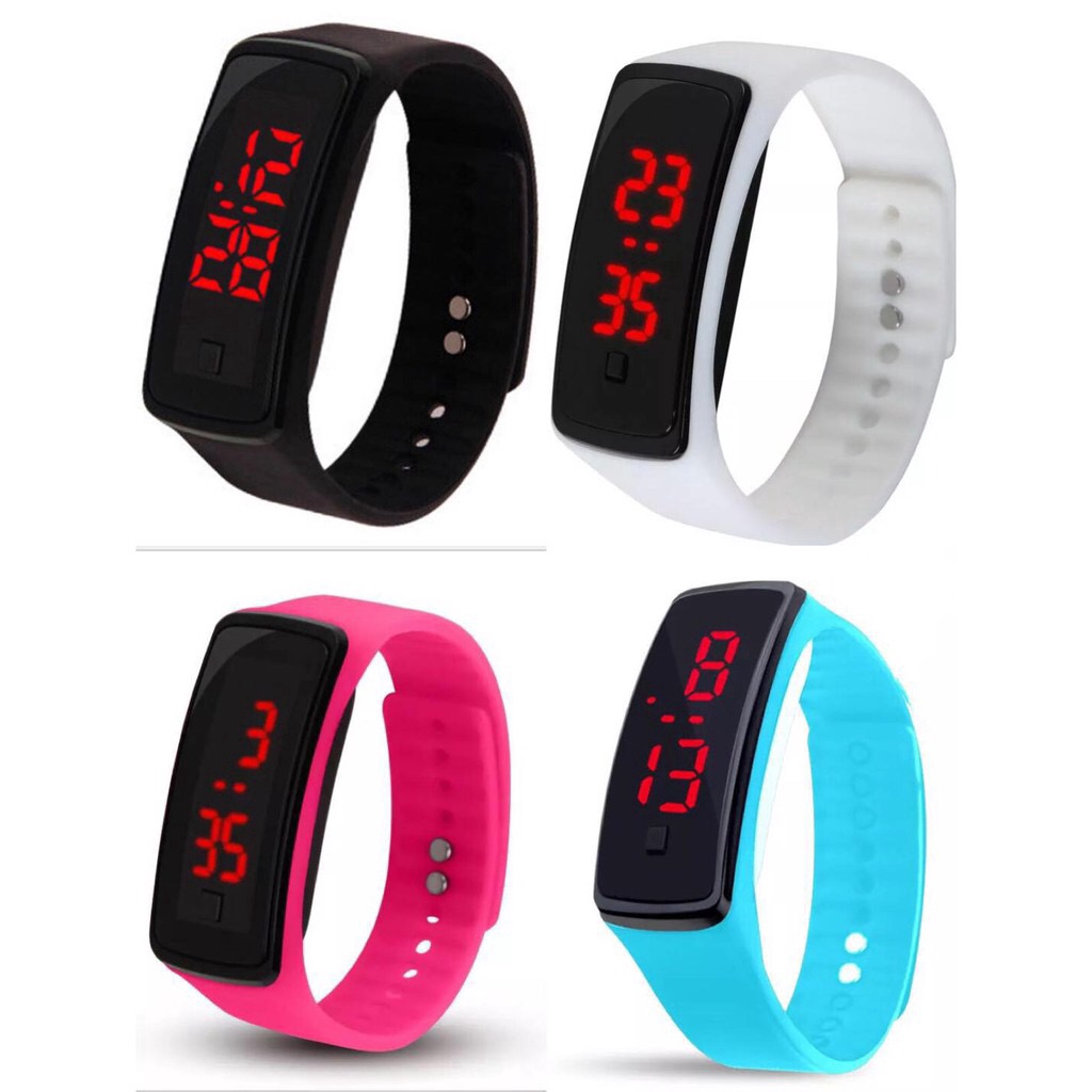 Kids Watches Sports Waterproof Silicone Band LED Digital Wrist Watch Students Silicone Band Bracelet | BigBuy360 - bigbuy360.vn