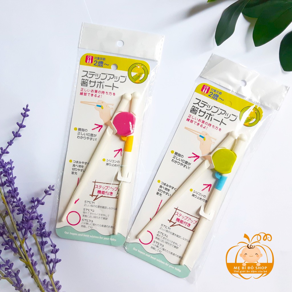 Đũa Tập Gắp Cho Bé Tập Ăn Dạy Bé Tập Gắp Theo Phương Pháp Ăn Dặm Kiểu Nhật Ăn Dặm Tự Chỉ Huy BLW - Shop Mẹ Bí Đỏ