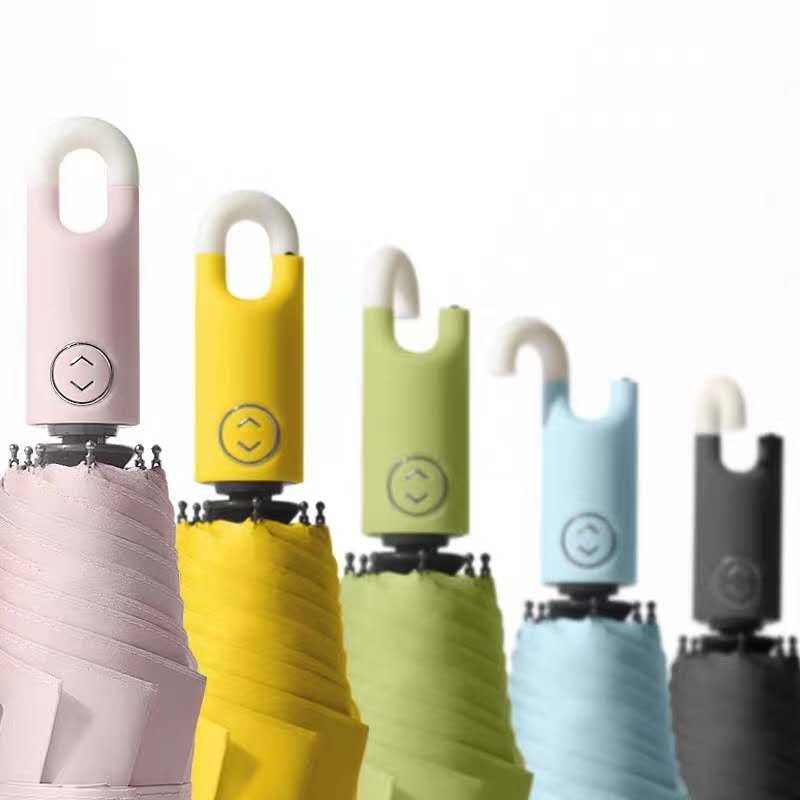 Ô dù nút đóng mở tự động 2 lớp cao cấp chống tiu UV