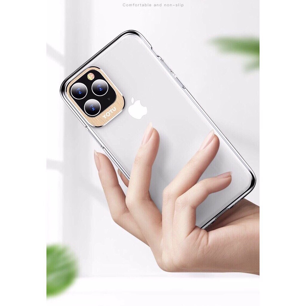 ỐP LƯNG TRONG SUỐT BẢO VỆ CAMERA IPHONE 11 PRO MAX  CHÍNH HÃNG TOTU DESIGN