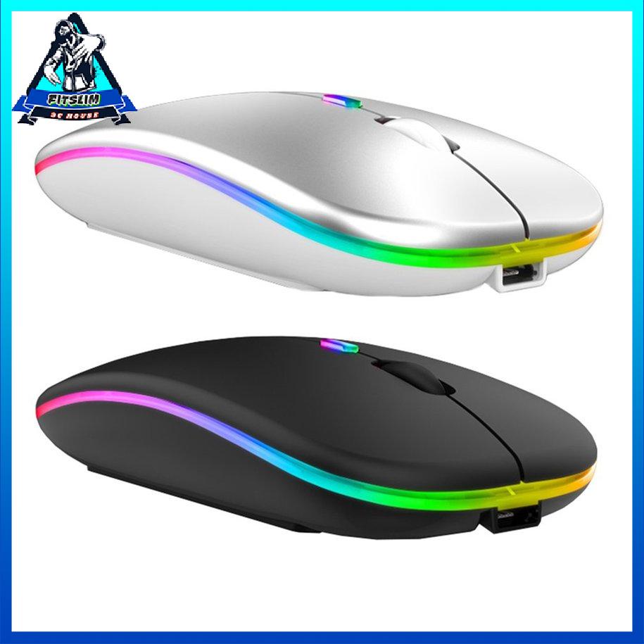 Không dây với USB có thể sạc lại chuột RGB BT 5.2 cho máy tính xách tay PC [6/20]