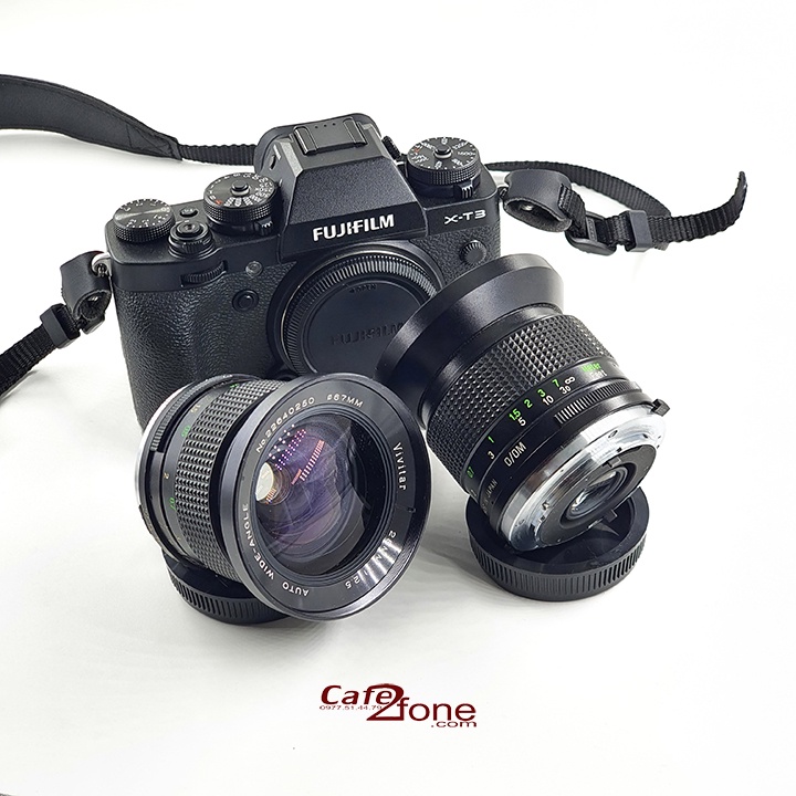 Lens MF Vivitar 28mm F/2.5 ngàm OM (Ống kính máy ảnh film) - Cafe2fone