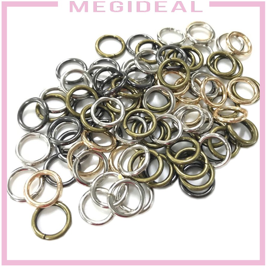 50pcs 13mm Round Jewellery Open Jump Rings Connector Beading DIY accesories