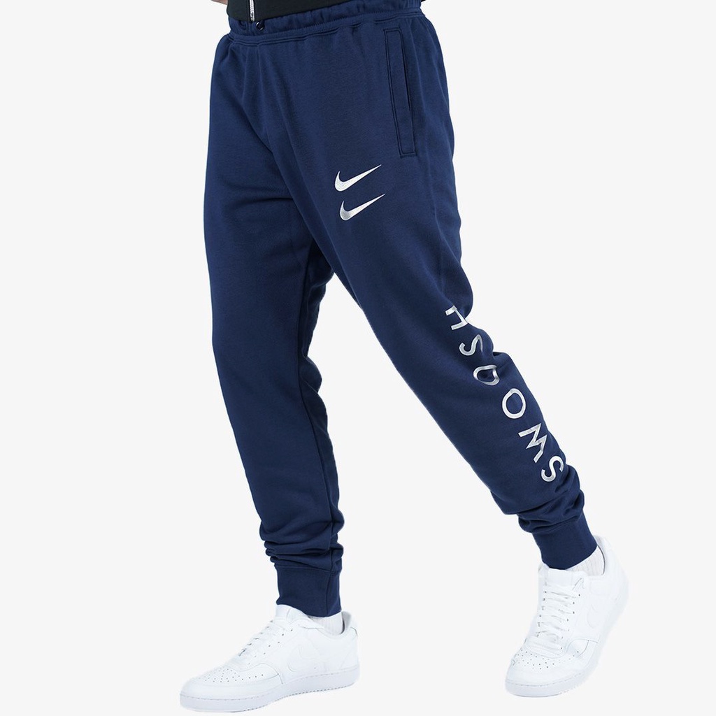 Quần Nike Sportwear Swoosh Men's Trousers - Xanh chữ bạc